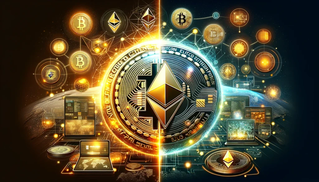 Bitcoin and Ethereum